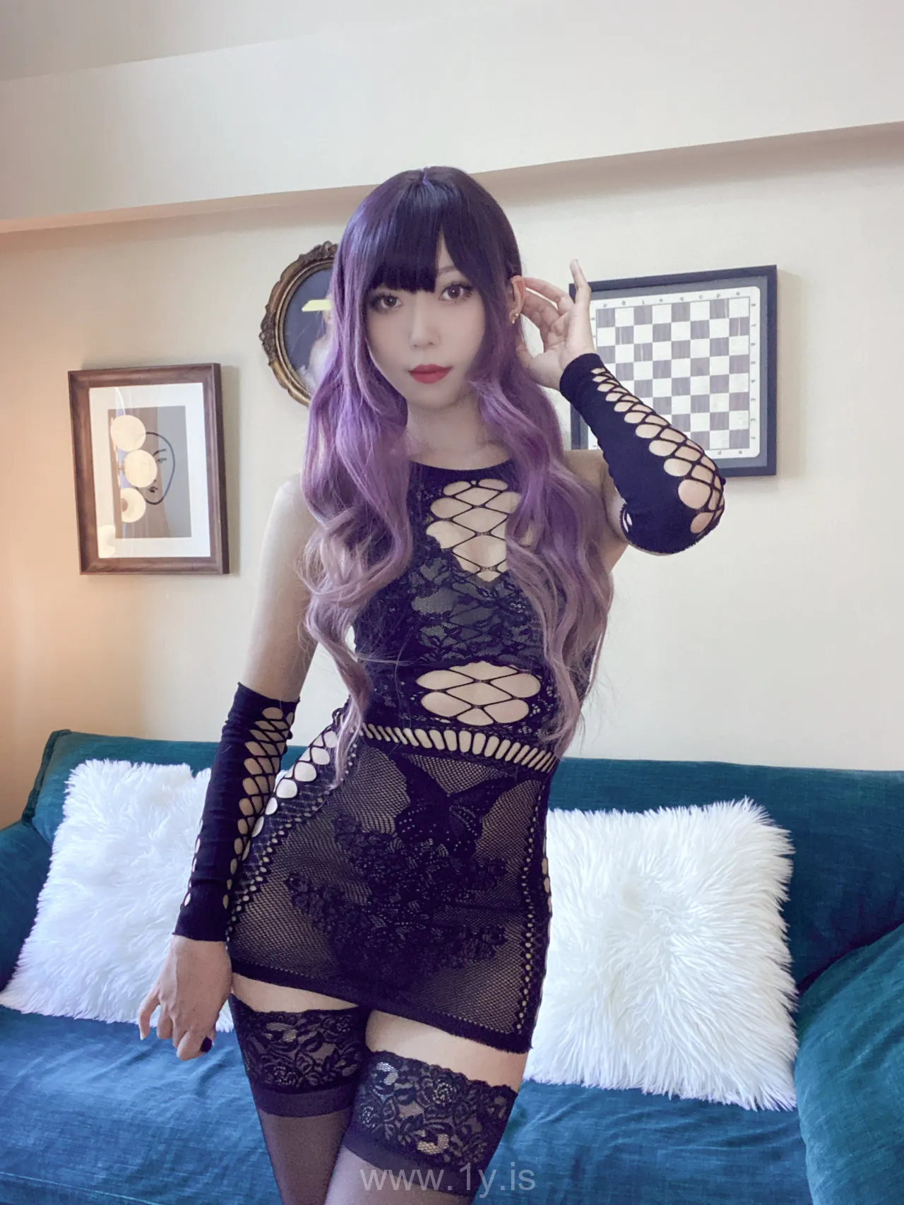 Money冷冷 NO.14 花花网衣